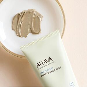 Ahava purifying mud mask time to clear 3.4 fl oz